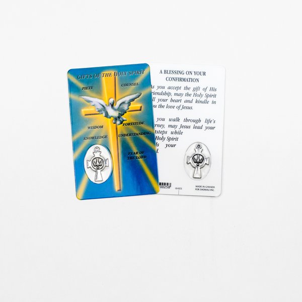 592 – Gifts of the Holy Spirit Prayer Card ENG