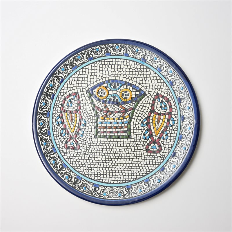 Ceramic Plate Loaves and Fishes