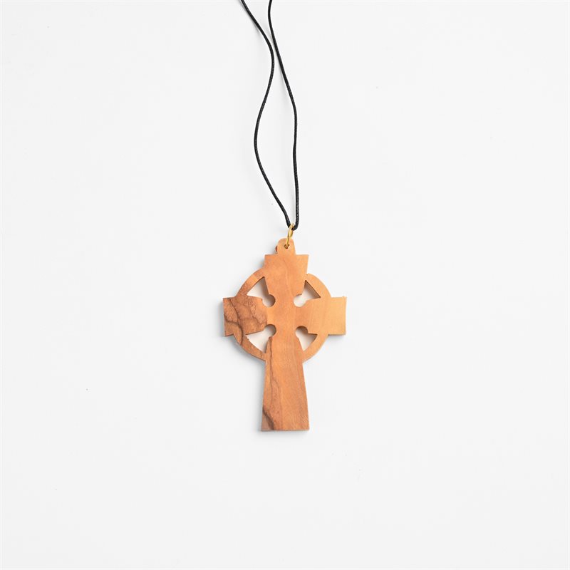 Celtic Cross on Cord 3"