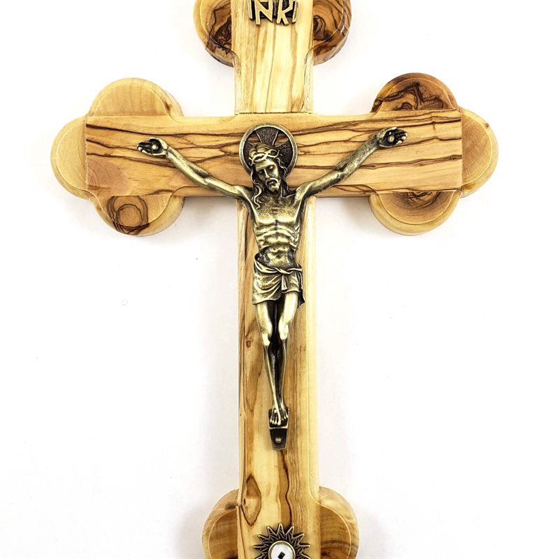Pewter Plated Bronze CorpusOriental Crucifix