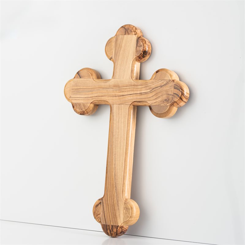 Oriental Cross Wood 25 cm