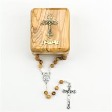 Boite avec croix RCIA avec chapelet