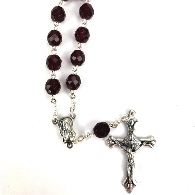 One Decade Rosary Red