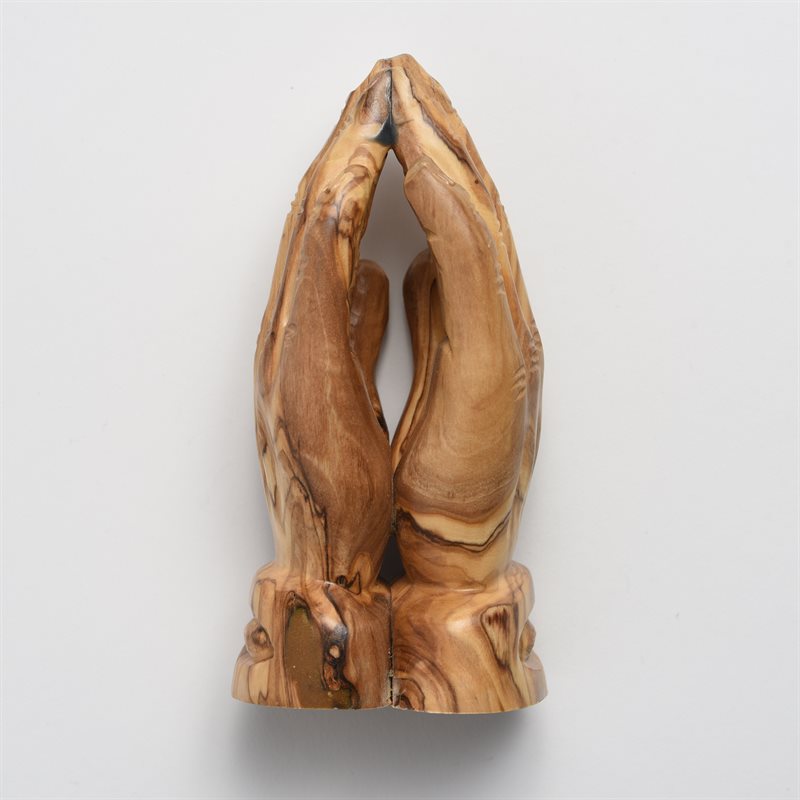 Praying Hands Made of Olivewood 4 1 / 4"