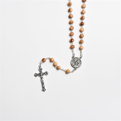 Nativity Relic Rosary Made of Olivewood