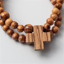 Rosary Bracelet Made of Olivewood