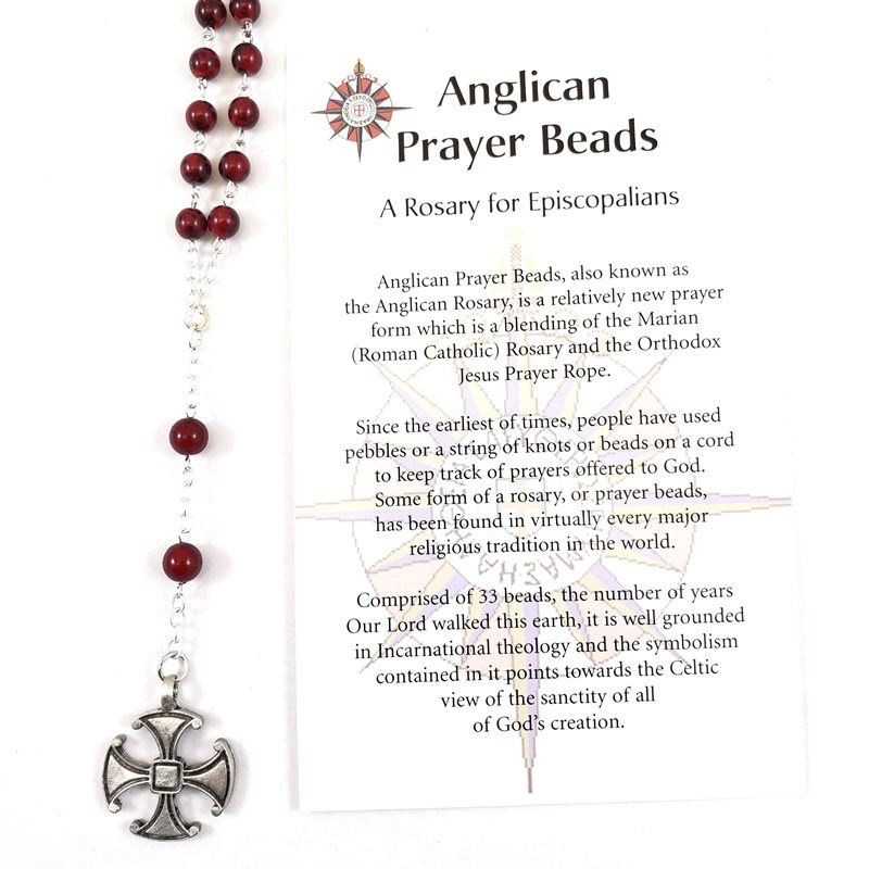 Anglican Burgundy Rosary