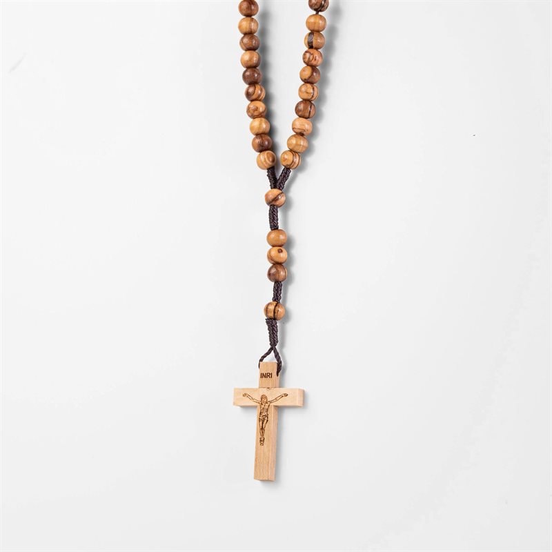 Rosary on Cord 6 mm Olivewood
