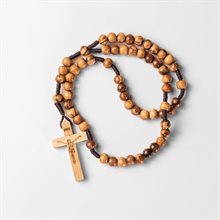 Rosary on Cord 6 mm Olivewood