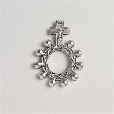 Finger Rosary Silver