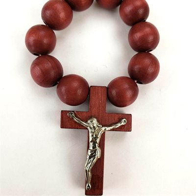 Finger Rosary Wood