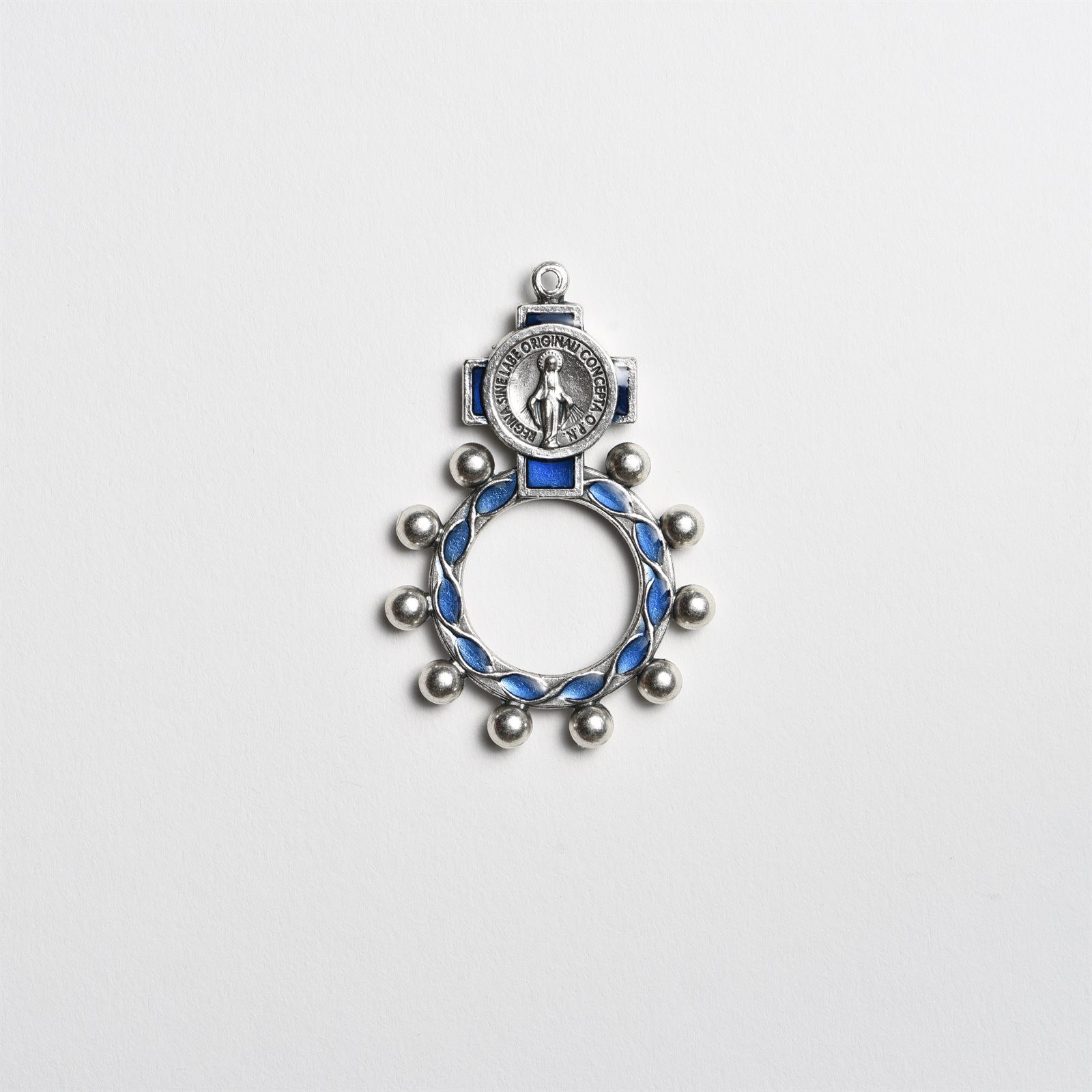 Miraculous medal finger rosary