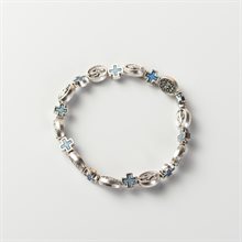 Rosary Bracelet Blue Miraculous