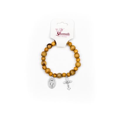 Bracelet with Medal and Cross