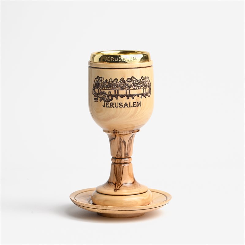 Chalice Made of Olivewood