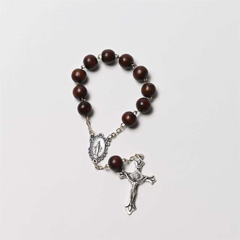 Rosary One Decade Wood