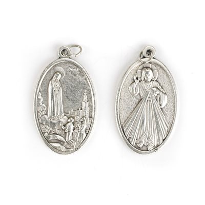 Divine Mercy & Fatima Medal 40mm