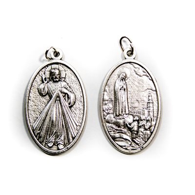 Divine Mercy & Fatima Medal 40mm