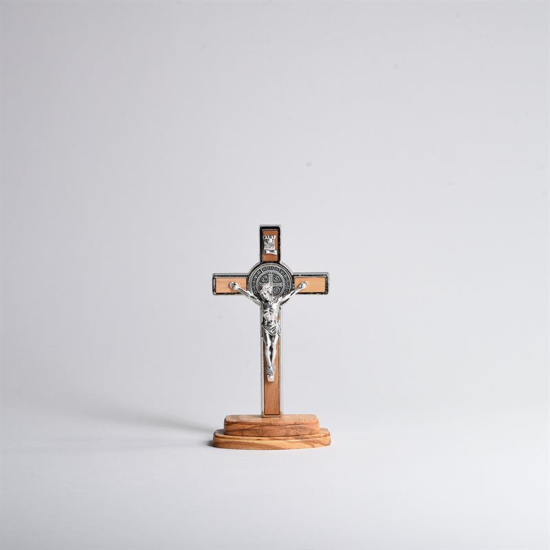 St Benedict Crucifix on Base
