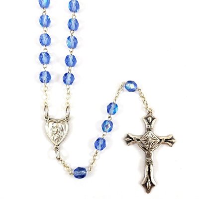 Blue Rosary 6mm