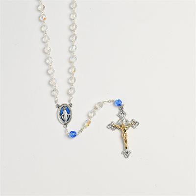 Crystal Sapphire Rosary Holy Land