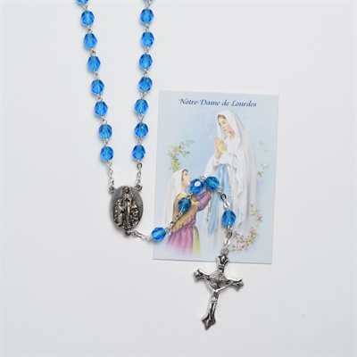 Lourdes Relic Turquoiseuoise Rosary
