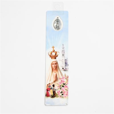 Bookmark with Medal Our Lady of Fatima