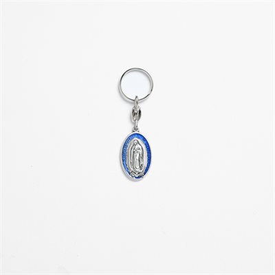 Guadalupe Pewter Keychain 40 mm