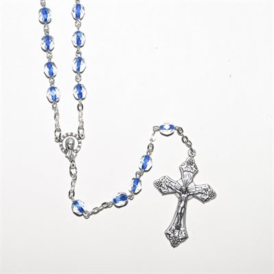 Crystal and Blue Rosary