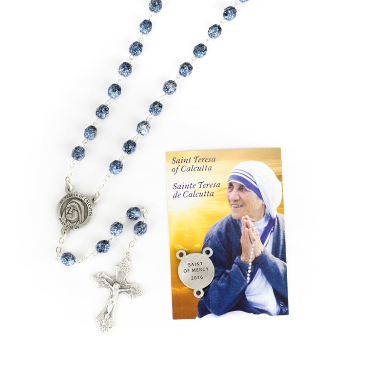 Mother Teresa Blue Rosary