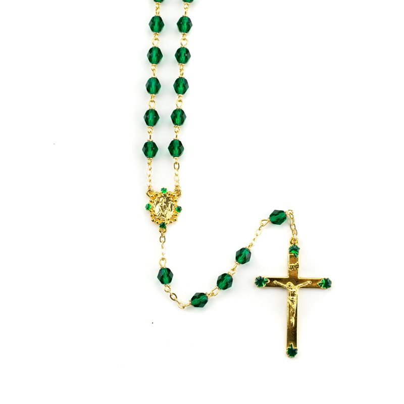 Rosary Shamrock Irish