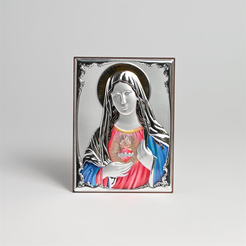 Mary Sacred Heart Colour 13x18cm