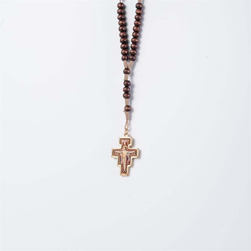 San Damiano Wooden Rosary