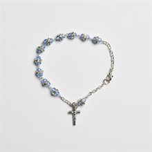 Blue Swarovski Chain Bracelet