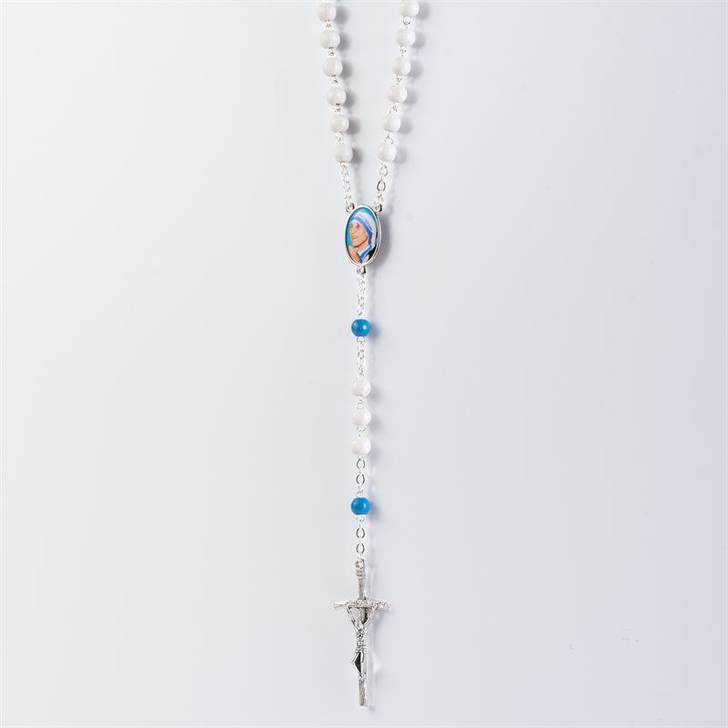 St Terese of Calcutta Blue Rosary