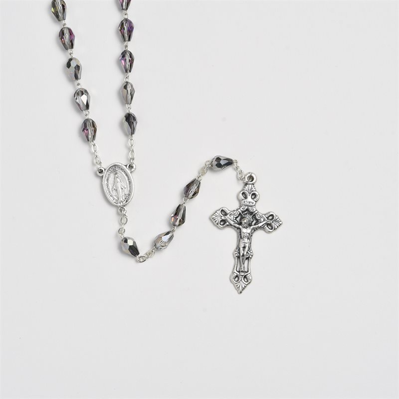 Pear Shaped Rosary Metalic