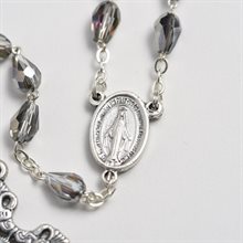 Pear Shaped Rosary Metalic